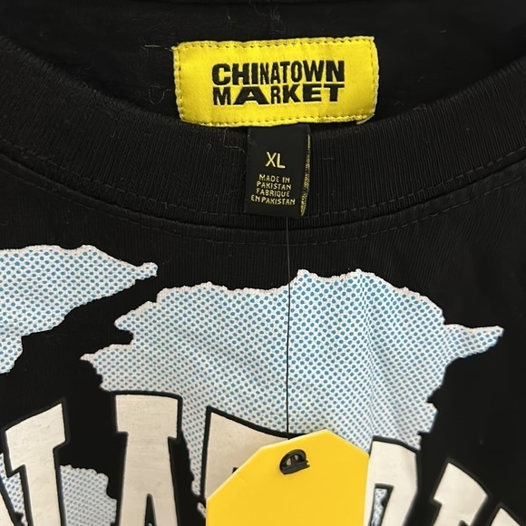 CHINATOWN MARKET Global markets thermal image print double sided graphic T-shirt - Picture 3 of 5